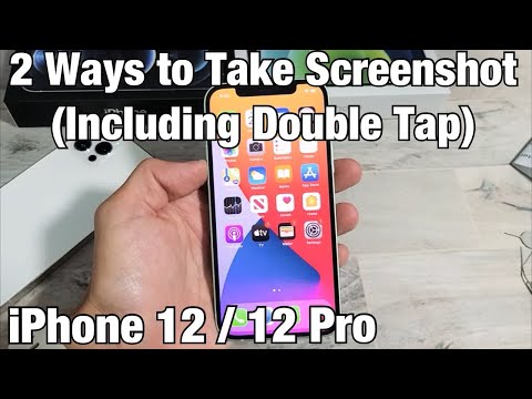 iPhone 12: Take Screenshot (2 Ways including Double Tap Back)