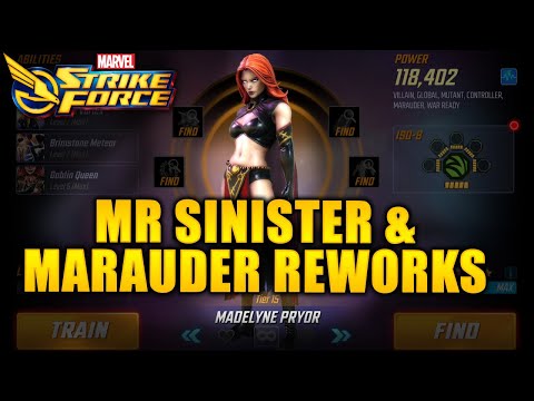 Mr. Sinister & Marauder Reworks - Madelyne Pryor Kit - MARVEL Strike Force - MSF