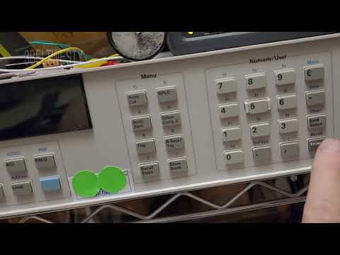 HP 3458A TURN DISPLAY OFF with DISP 2 command