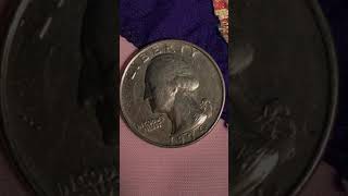 Washington no Claws Eagle Rare errors 1974  quarter