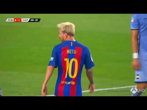 Lionel Messi vs Sampdoria Home 10 08 2016 by MNcomps