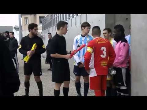 U 19 DH: Cognac- Angoulême 2-0 : Entrée des joueurs