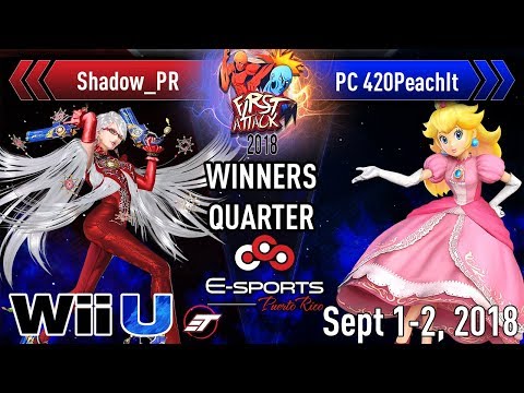 FA2018 - SSB4 TOP 16 Winners Quarter - Shadow PR (Bayonetta) VS PC 420PeachIt (Peach)