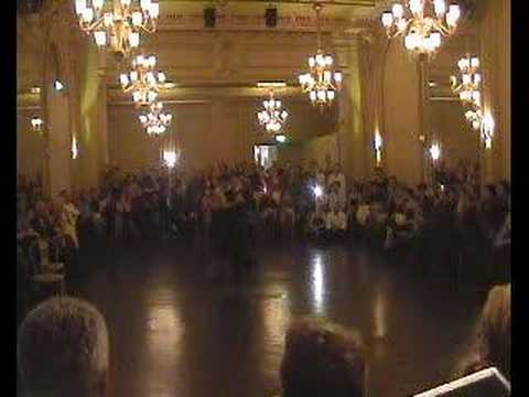  Alejandra Mantinan  and  Gabriel Missé  are  dancing  to  a  tango