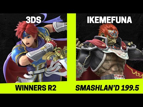 SmashLAN'd 199.5 Winners R2 - 3DS (Roy, Simon) vs Ikemefuna (Ganondorf) - SSBU Tournament