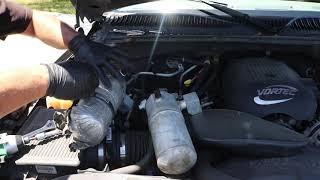 GMC/Chevy AC accumulator replacement