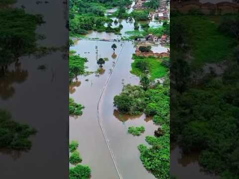 Muro de Arrimo debaixo d'água mãe do rio Pará