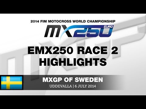 EMX250 of Sweden 2014 Race 2 Highlights - Motocross