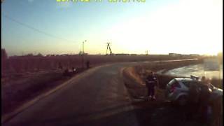 preview picture of video 'Wypadek drogowy w Miedzechowie'