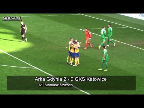 Arka Gdynia - GKS Katowice: bramki z meczu