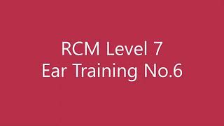 RCM level 7 Ear Training No.6 (Day 21 -- 26)