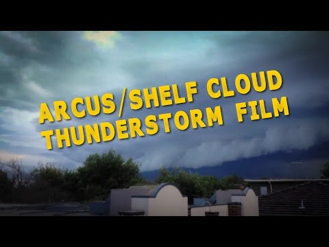 Amazing Arcus/Shelf Cloud Thunderstorm ● HD Timelapse Movie ● Elwood, Australia