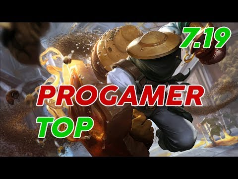 progamer Singed Top Patch 7.19 Pro Replay