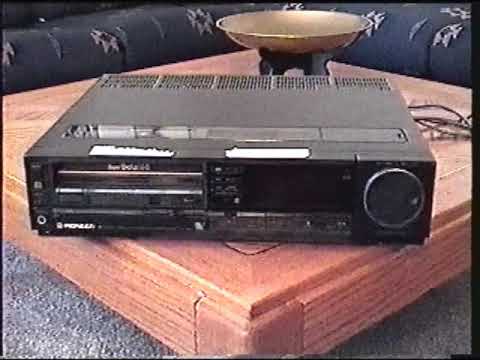 Camera Video of a Rare Betamax - the Pioneer VX-90 SuperBeta, 1998!