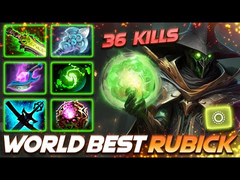 Rubick World Best Action 36 KILLS - Dota 2 Pro Gameplay [Watch & Learn]