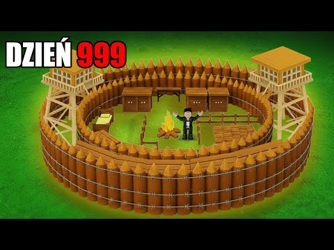 Zbudowałem Wielką Twierdzę w 99 Nocy w Lesie!