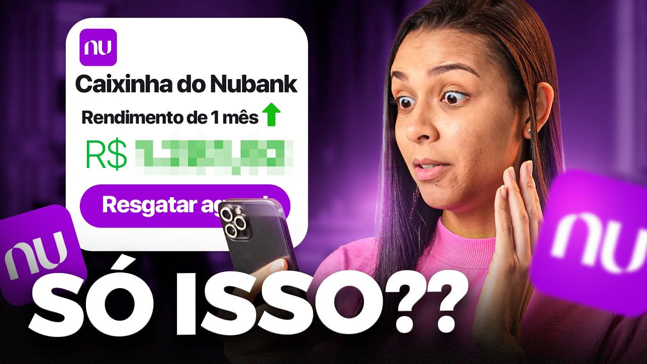 QUANTO RENDE R$1.000 NA CAIXINHA DO NUBANK DURANTE 1 MÊS?