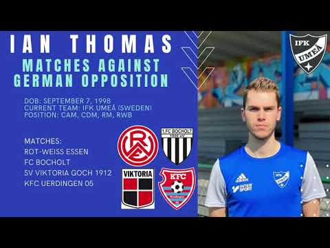Ian Thomas IFK Umeå || Highlights from Germany 2020