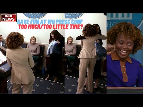 Have Fun at Official White House Press Conference, Too Much to Do in Too Little Time?