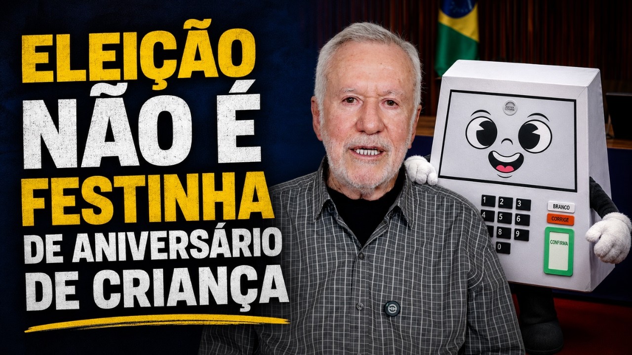 Urna-símbolo é infantil e se chama Pilili… - Alexandre Garcia