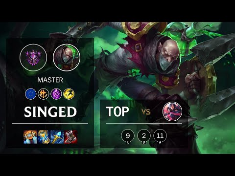 Singed Top vs Irelia - EUW Master Patch 11.4