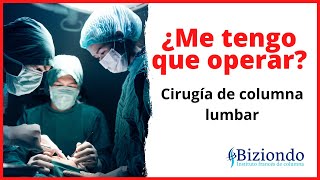 ▶ Las cirugías de columna lumbar mínimamente invasiva ┃Problemas de columna lumbar ┃Biziondo