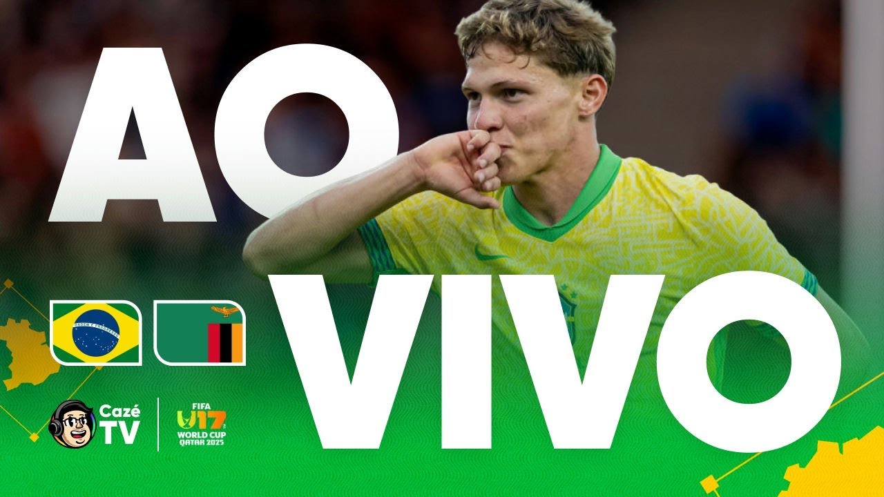 AO VIVO: BRASIL X ZÂMBIA | COPA DO MUNDO SUB-17 FIFA™ 2025 | FASE DE GRUPOS | 3ª RODADA