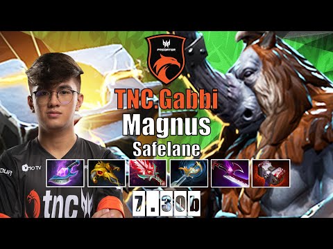 Magnus Safelane | TNC.Gabbi | CRAZY RP GABBI SIGNATURE MAGNUS CARRY | 7.30b Gameplay Highlights