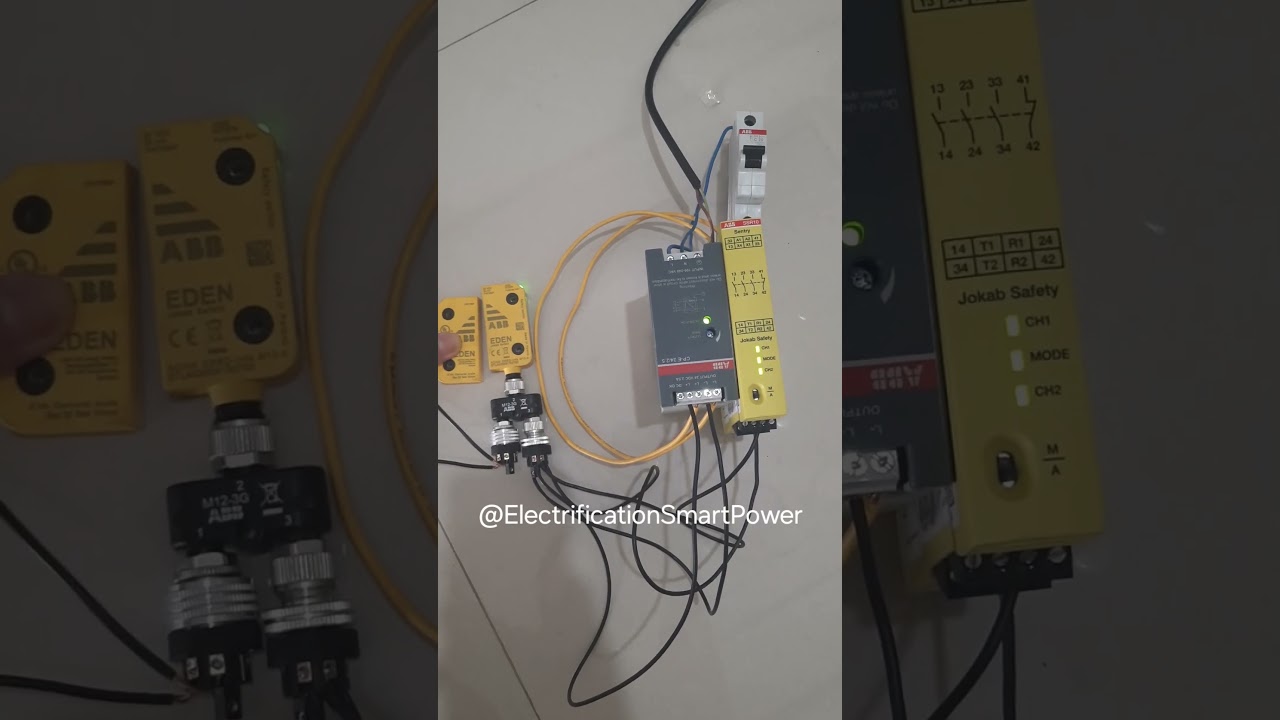 Sentry SSR10 safety relay, Eden non-contact safety sensor for Guarding system #abb #safetyrelay