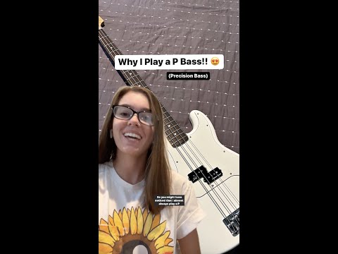 Why I play a Precision Bass! #precisionbass #bassguitar #fenderbass