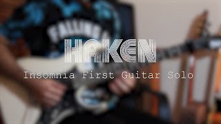 Haken | Insomnia | First Guitar Solo Cover