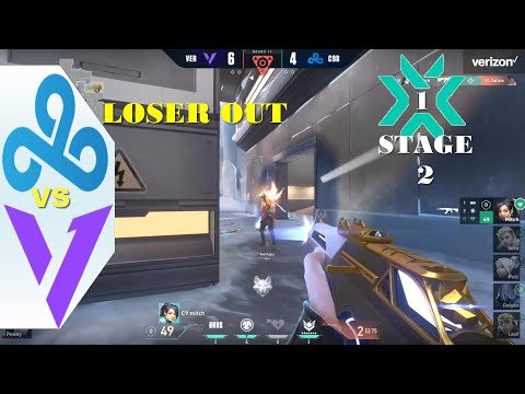 C9 BLUE vs V1 LOSER OUT All HIGHLIGHT VALORANT VCT 2021 Challengers NA Stage 2
