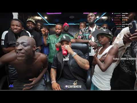 Carter Efe Welcome B-Red in his studio 