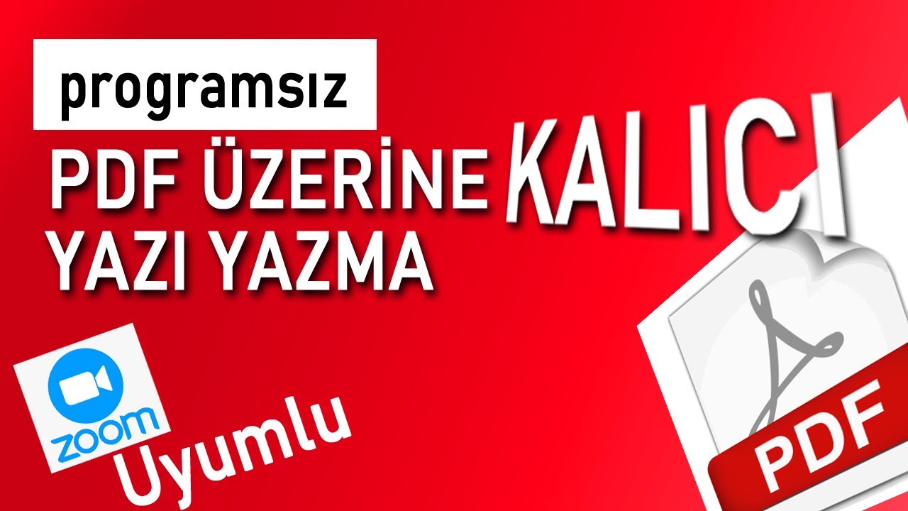 PDF'YE ve BİLGİSAYARA KALICI YAZI NASIL YAZILIR (Programsız) | FATİH KALEM & EPIC PEN ALTERNATİF