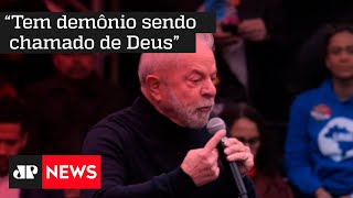 Lula defendeu o estado laico e afirmou: ‘Estão fazendo igreja de palanque político’