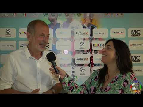 L'Assessore allo Sport Regione Sardegna Andrea Biancareddu al 25° Torneo 