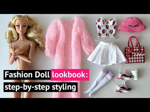 фото вязаная одежда для барби / barbie integrity toys 0