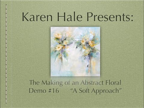 Impressionistic Floral Painting Demonstration/Abstract Acrylic Flower Demonstration