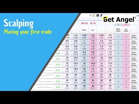 Using Bet Angel - One click screen - Placing your first trade