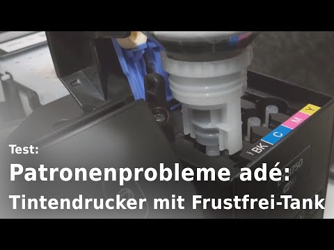 Patronenprobleme adé: Tintendrucker mit Frustfrei-Tank