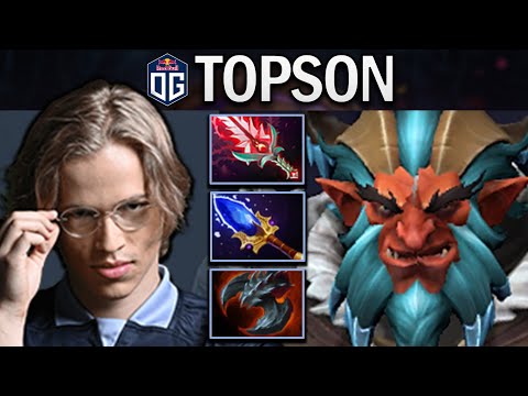 OG.TOPSON TROLL WARLORD WITH 17 KILLS - DOTA 2 7.31 PRO GAMEPLAY