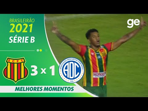 Gols e lances de Sampaio Corrêa x Confiança-SE