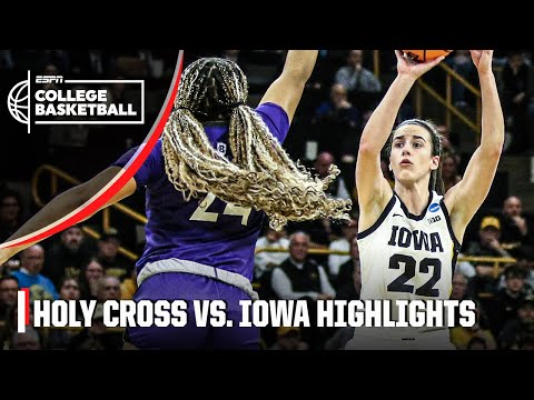Holy Cross Crusaders vs. Iowa Hawkeyes | ESPN College Basketball | NCAA Tournament