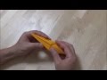 Как сделать бумажного журавлик (оригами) 
