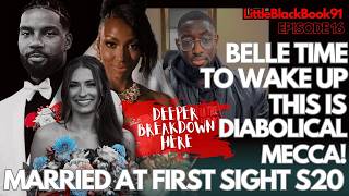 MECCA FLIRTING WITH CAITLIN DIABOLICAL WHY IS BELLE SO COOL    MARRIED AT FIRST SIGHT S20 EP17