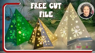 Simple 3d Christmas Tree Light Up Paper Craft