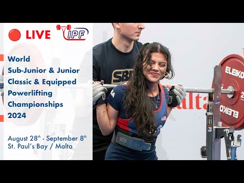 Men SJr 59kg classic - World SJr & Junior Powerlifting Championships 2024