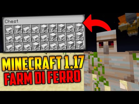 COME COSTRUIRE UNA FARM DI FERRO IN MINECRAFT 1.17! FACILE!