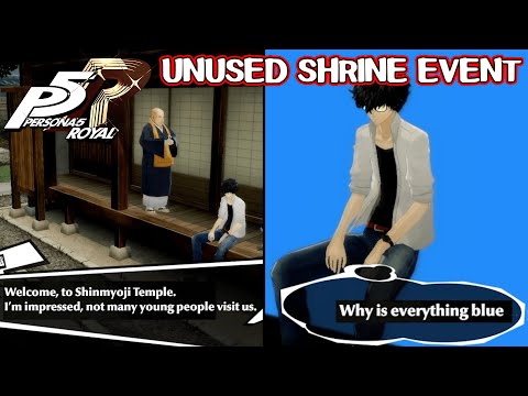 Unused Temple event - Persona 5 Royal