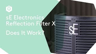 Video thumbnail for sE Electronics Reflection Filter X: Does it Work? by Radio.co